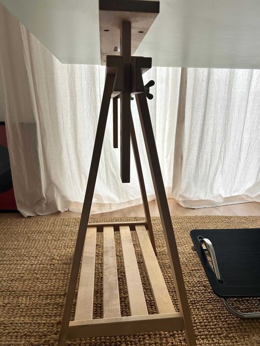 Secretária tampo vidro