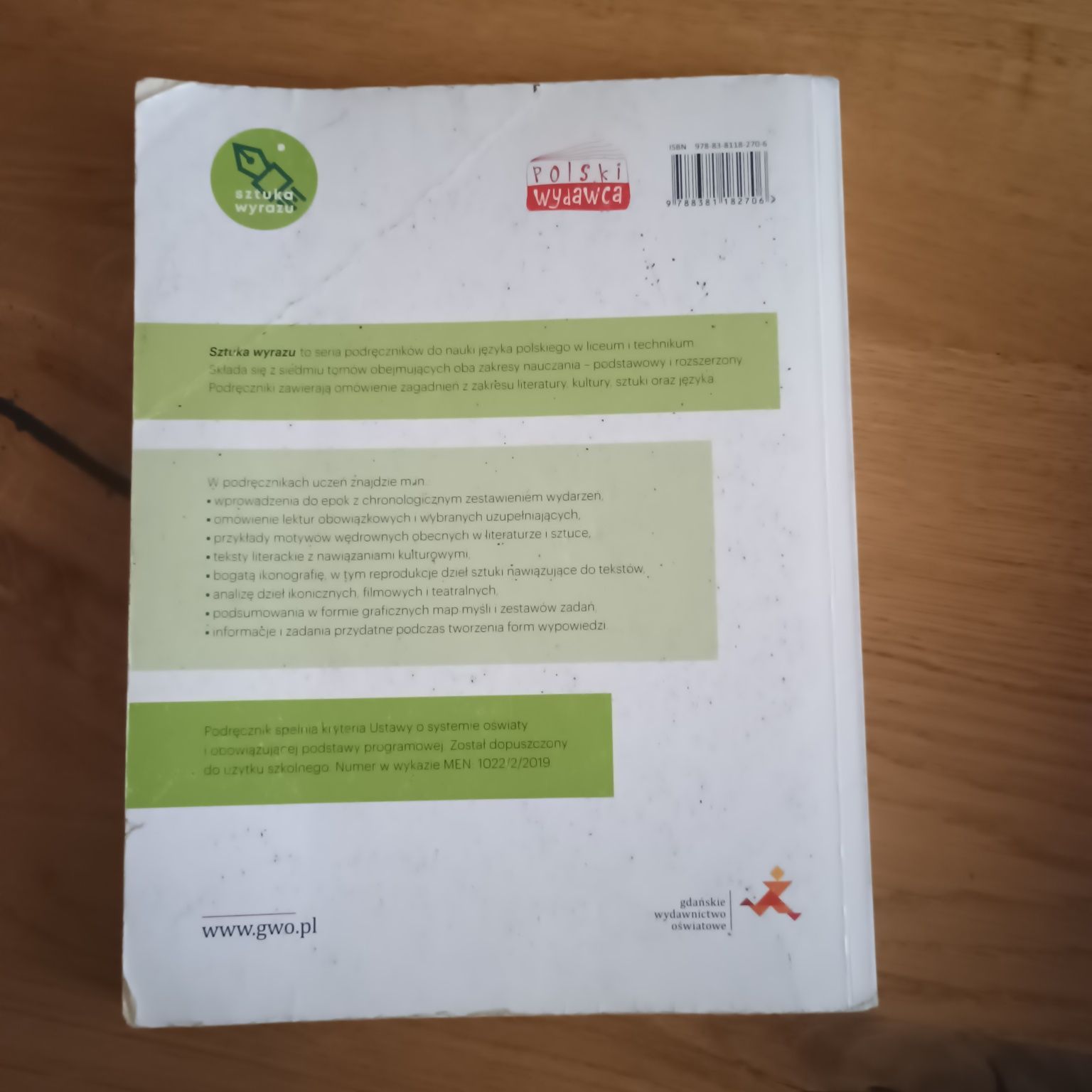 Sztuka Wyrazu 1 część 2 renesans barok i oswiecenie - gwo