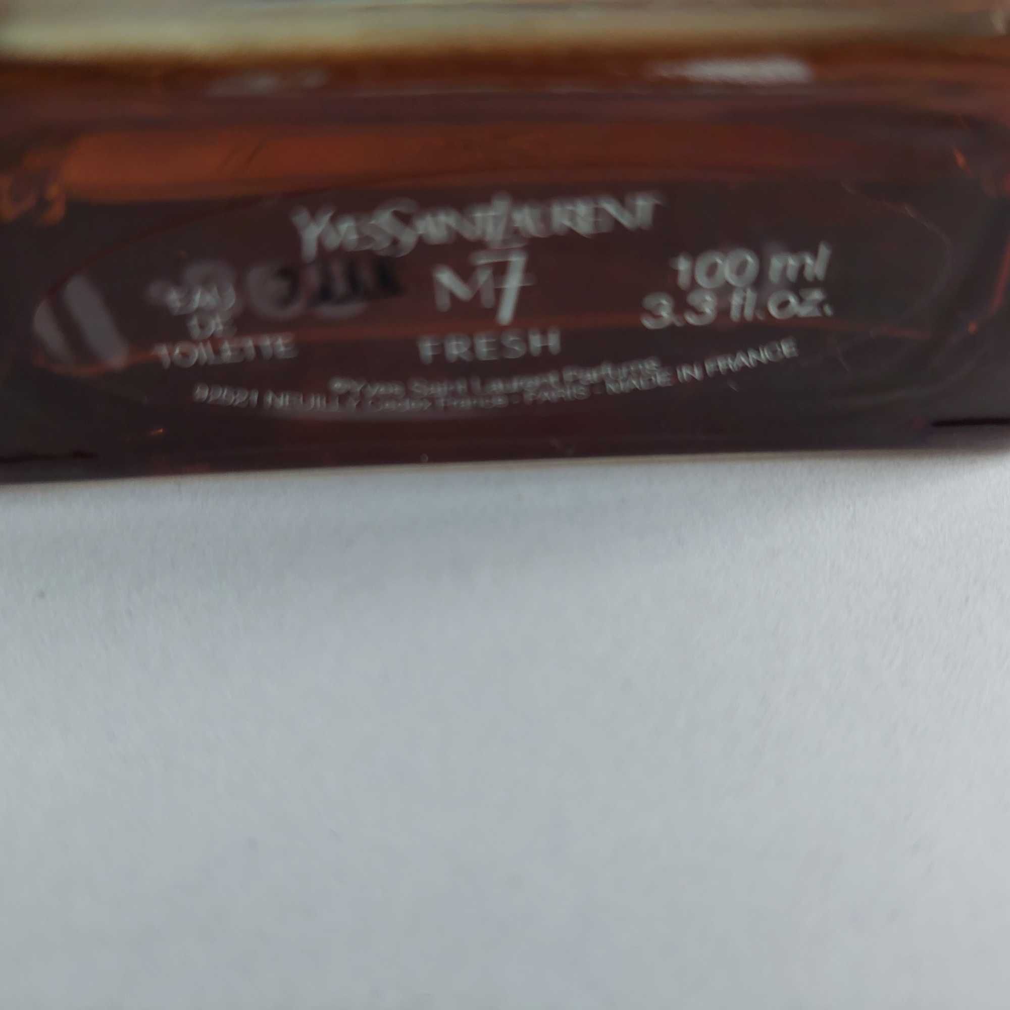 Yves Saint Laurent m7 Sport 100ml edt ubytek unikat old  oryginał