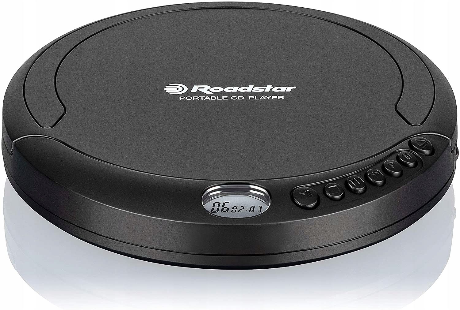 odtwarzacz cd roadstar pcd-435cd czarny wyświetlacz lcd gniazdo jack