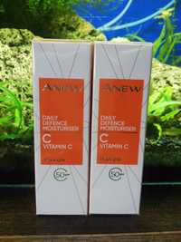 2 sztuki Krem nawilżający SPF 50 z witaminą C Anew Avon