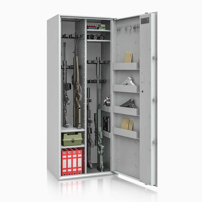 Szafa na broń S1 Siegen MAX Kombi 584 zamek EL. łącznie na 18szt broni