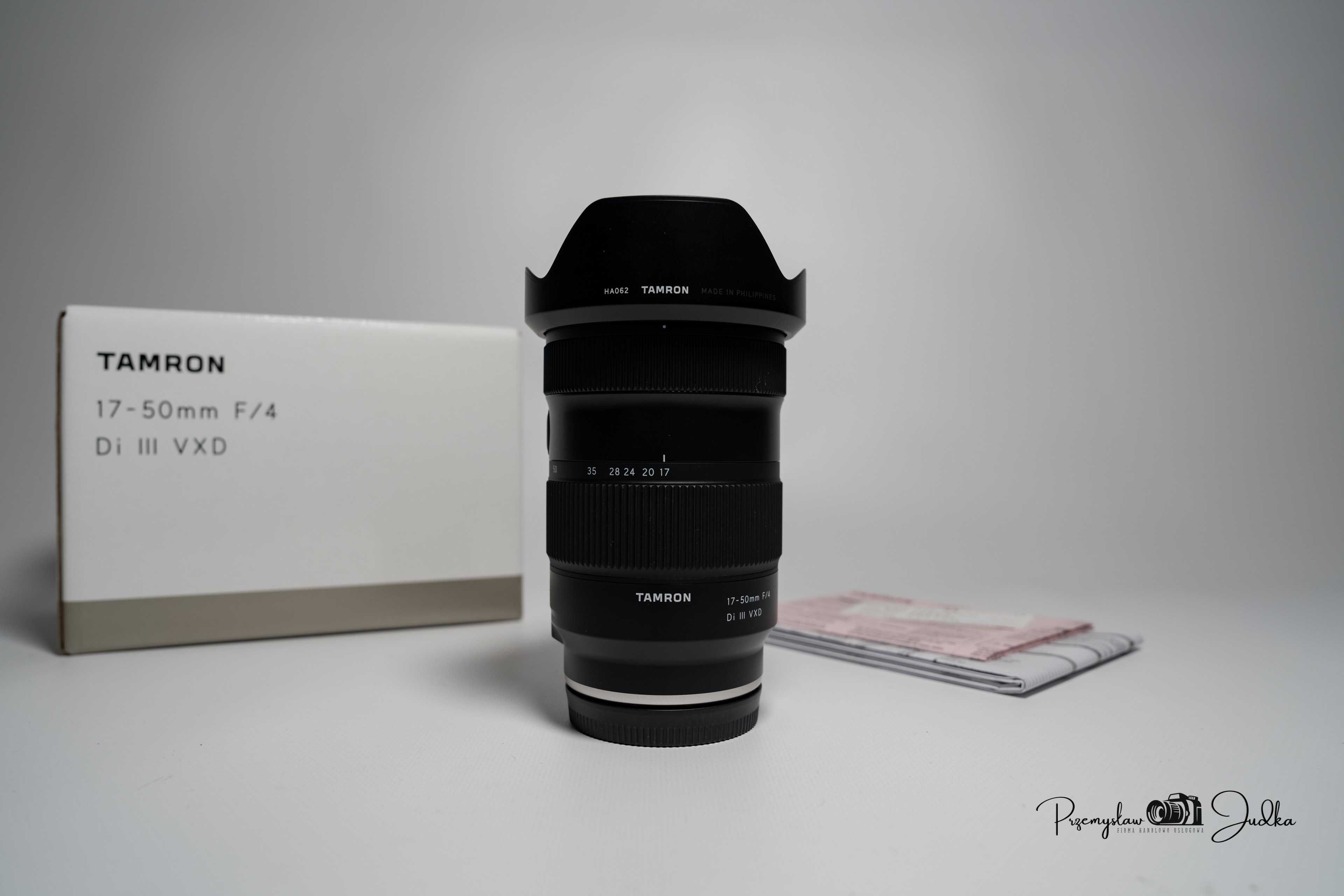TAMRON 17-50 MM F4 DI III VXD SONY E Tamron 17-50/4 igła | faktura