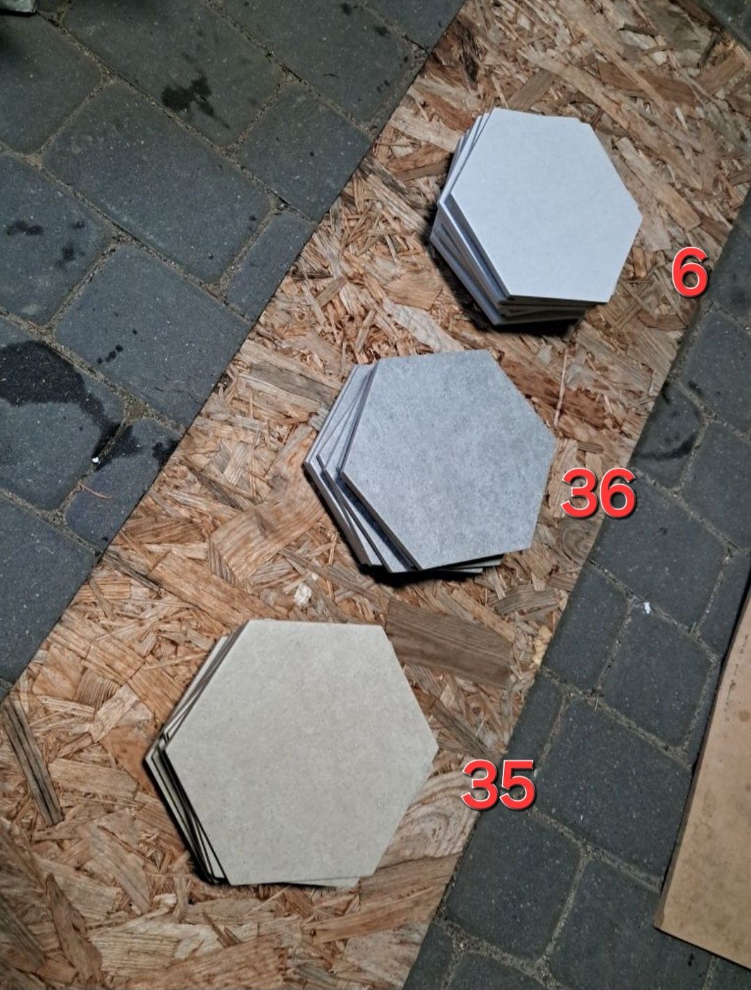 Płytka gresowa HEXATILE 17,5x20 cm EQUIPE