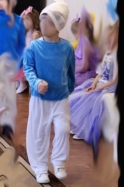 Новорічний, карнавальний костюм Смурфіка