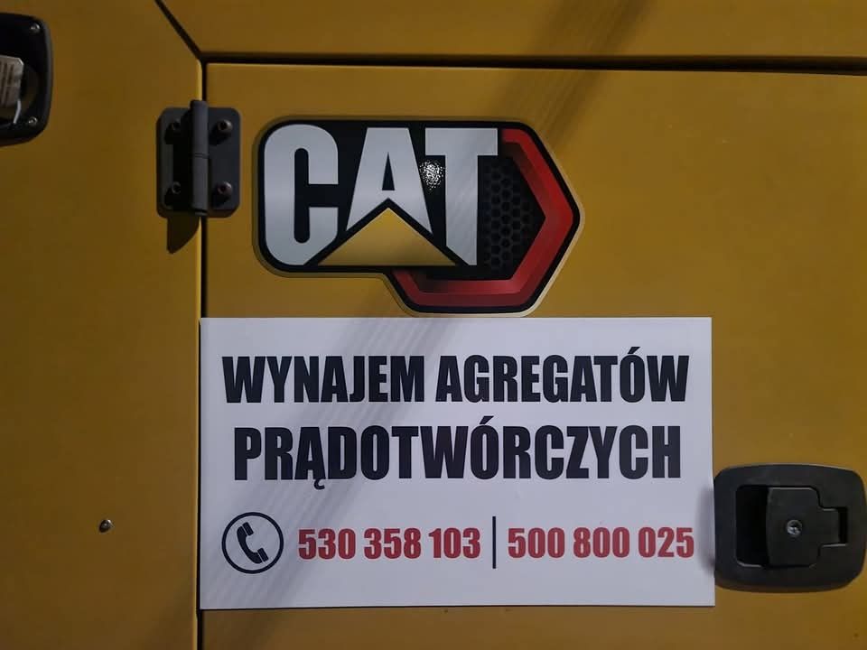 Wypożyczalnia agregatów prądotwórczych  do 550kva  WYNAJEM 24/7