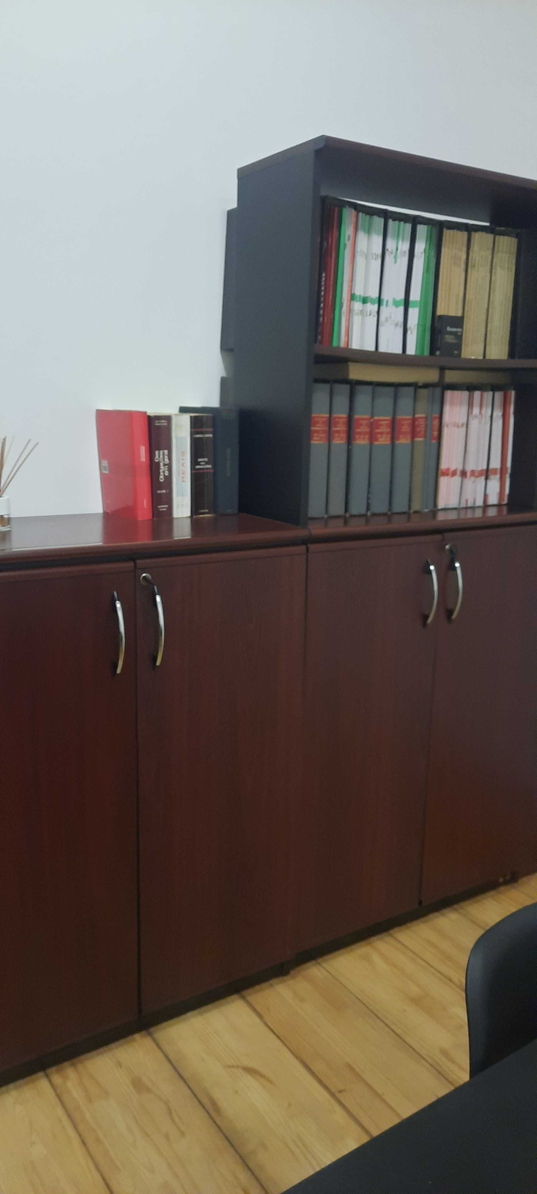 móvel multiusos castanho e preto