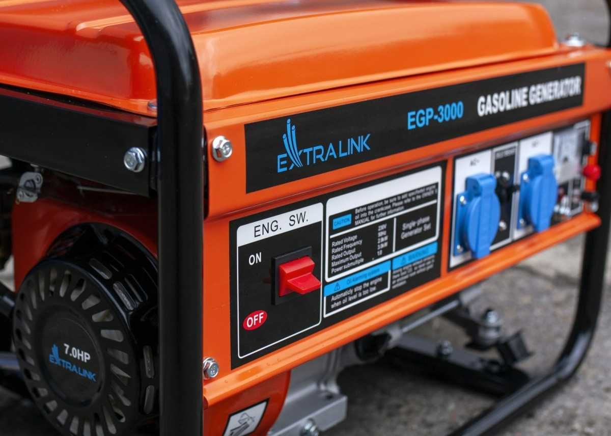 NOWY agregat Extralink Generator prądu Petrol 3kW EGP-3000