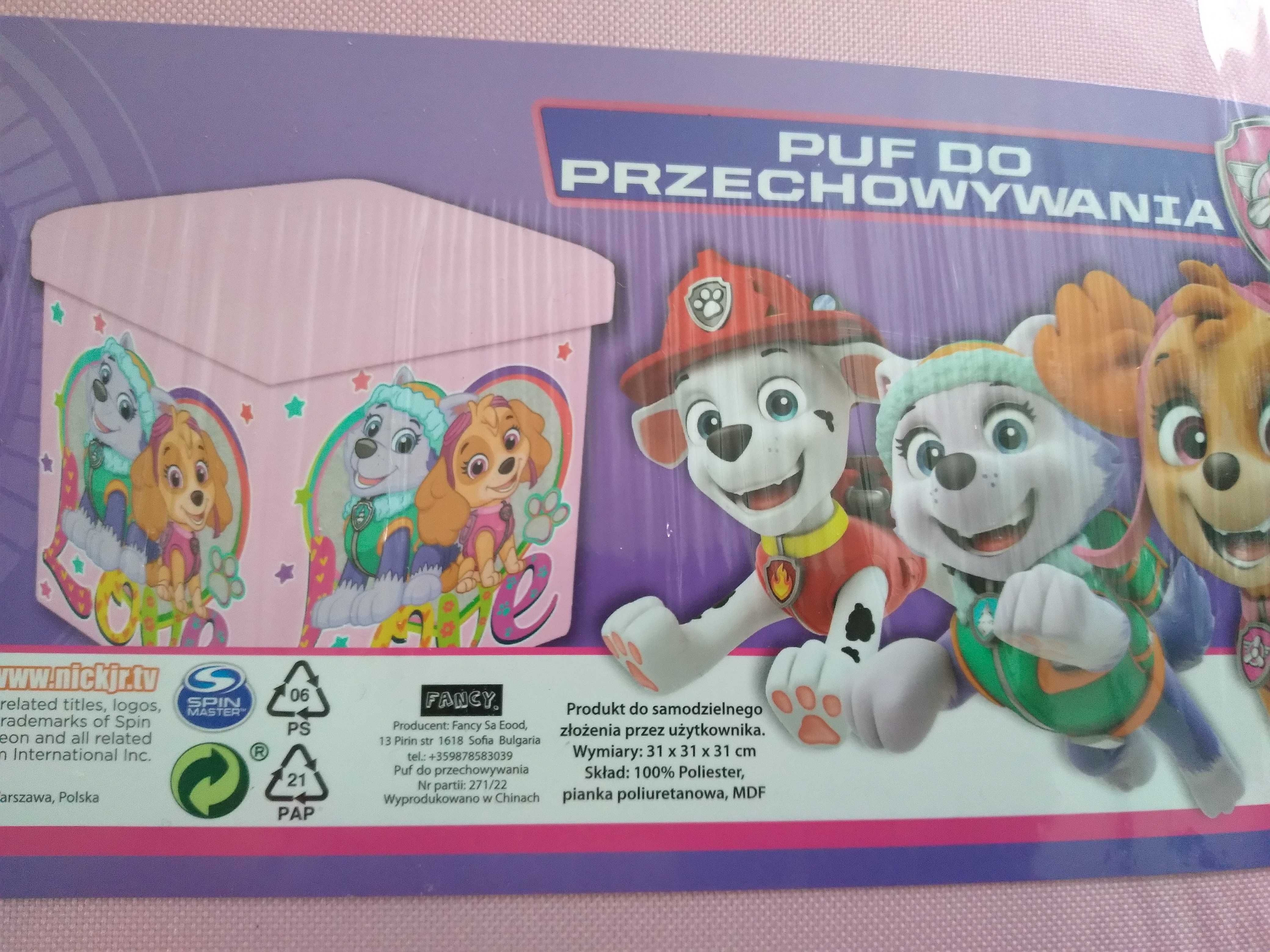 psi patrol puf do przechowywania nowy