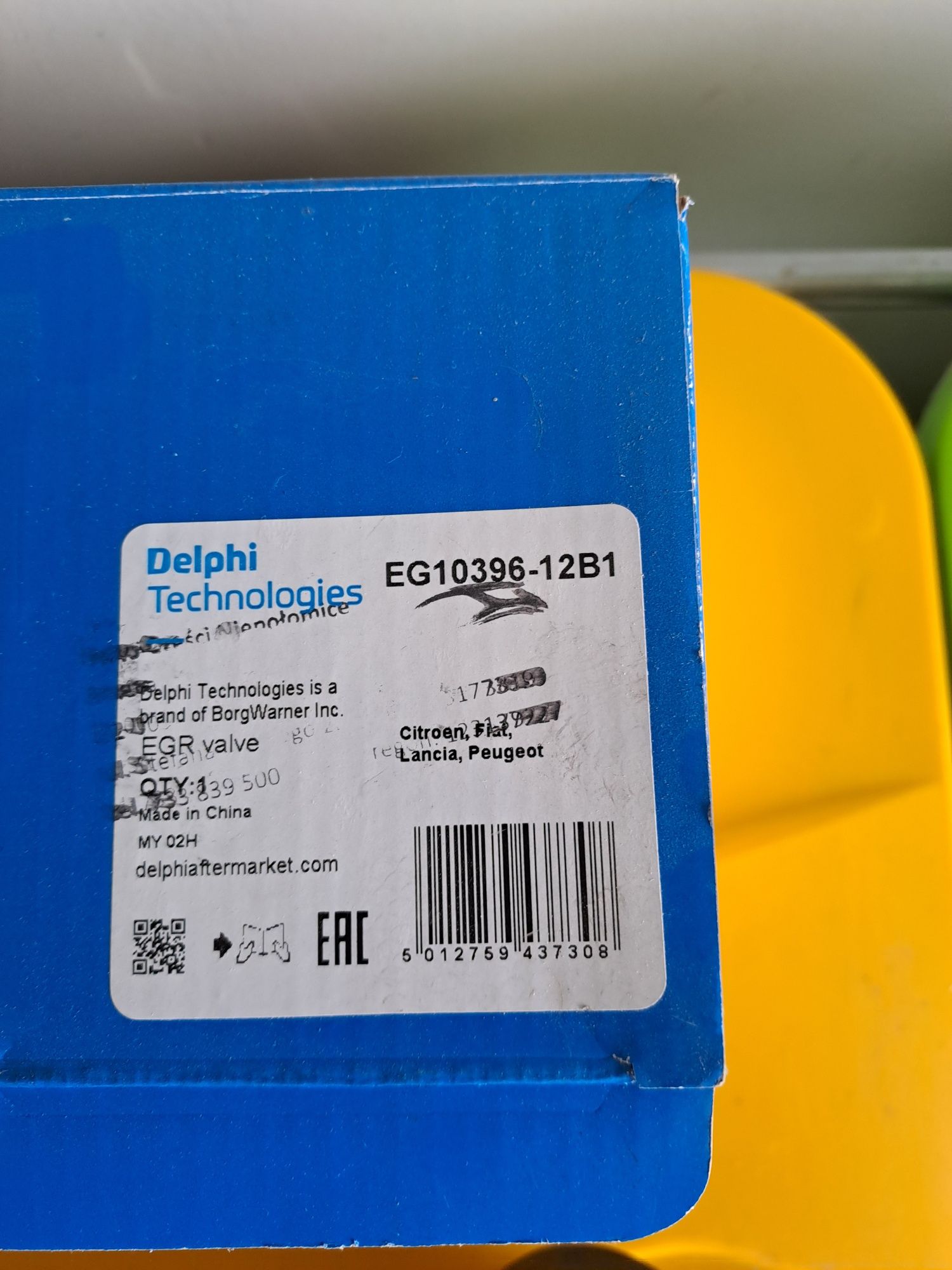 Zawór EGR Delphi EG10396 Ford S-max 2.0 Tdci