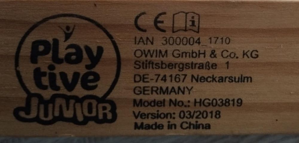 Przeplatanka drewniana Play Tive junior