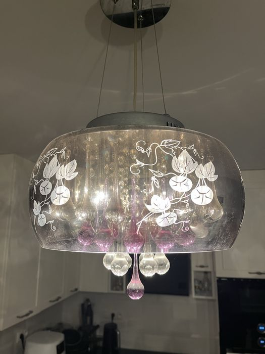 Żyrandol z kryształkami