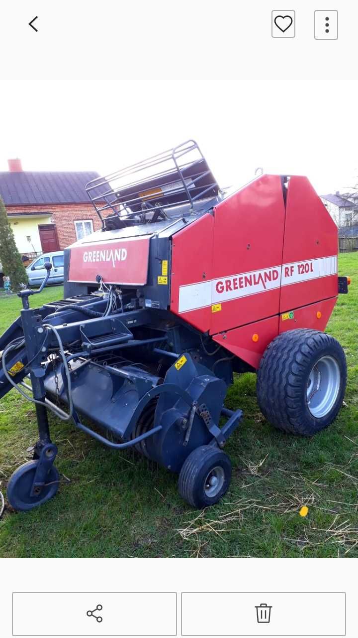 Prasa walcowa DeutzFahr podbierak 2,2m, rotor, noze, tylko 44kW