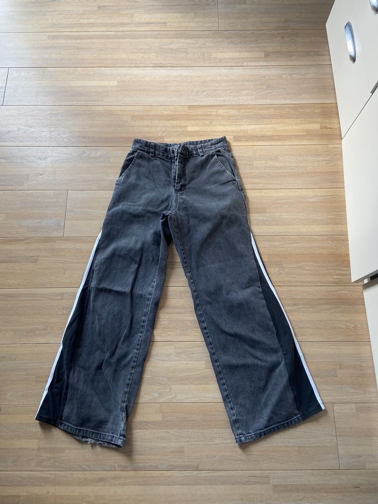 Adidas balenciaga кастом джинси