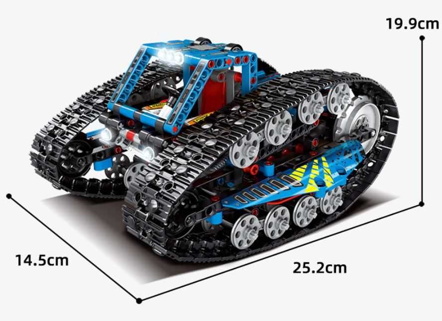 Pojazd sterowany gąsienicowy POLAR 707-el 2-silniki zamiennik TECHNIC