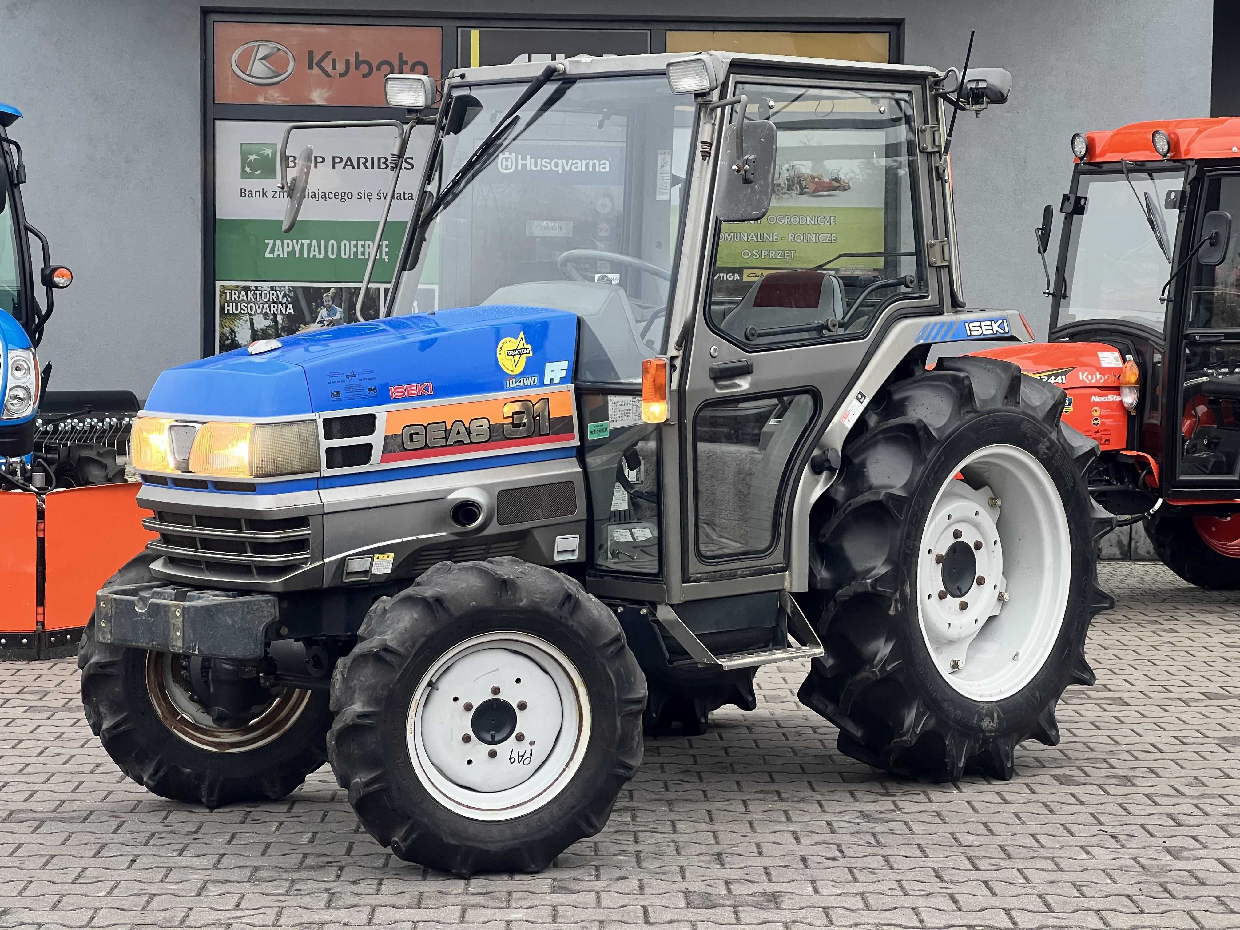 Traktor japoński ISEKI kabina klima  rewers wspomaganie ( Kubota )