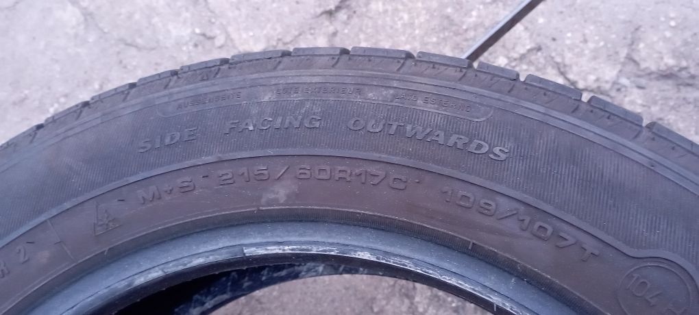 Opona 1szt 215/60/17C 109/107T Goodyear Cargo Vector 2 2020. 7mm