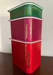 3 Caixas Bifrescos (500ml + 1.3L + 2.1L) Tupperware
