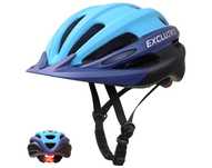 Kask rowerowy Niebieski Exclusky SY-222 r. 56-61