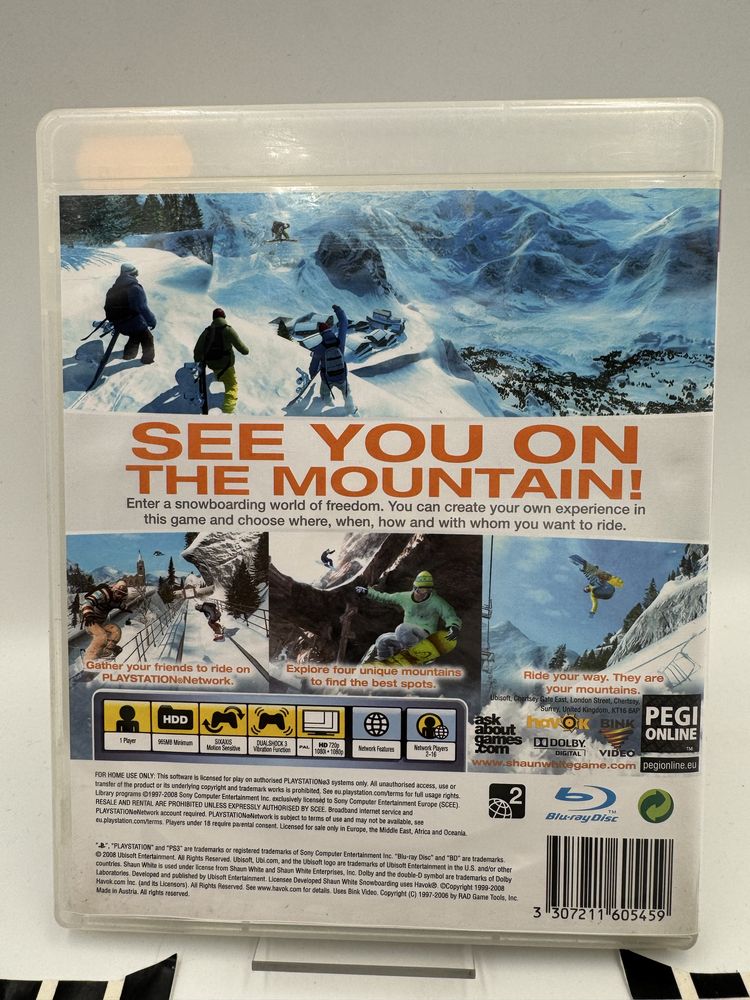 Shaun White Snowboarding Ps3 Gwarancja