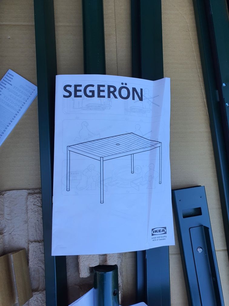 Nowy stol ogrodowy ikea segeron