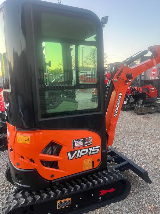 Minikoparka 1,5T Nowa z kabiną lub bez kabiny różnej wielkosci do wyb.