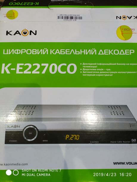 ТВ-тюнер KAON K-E2270CO