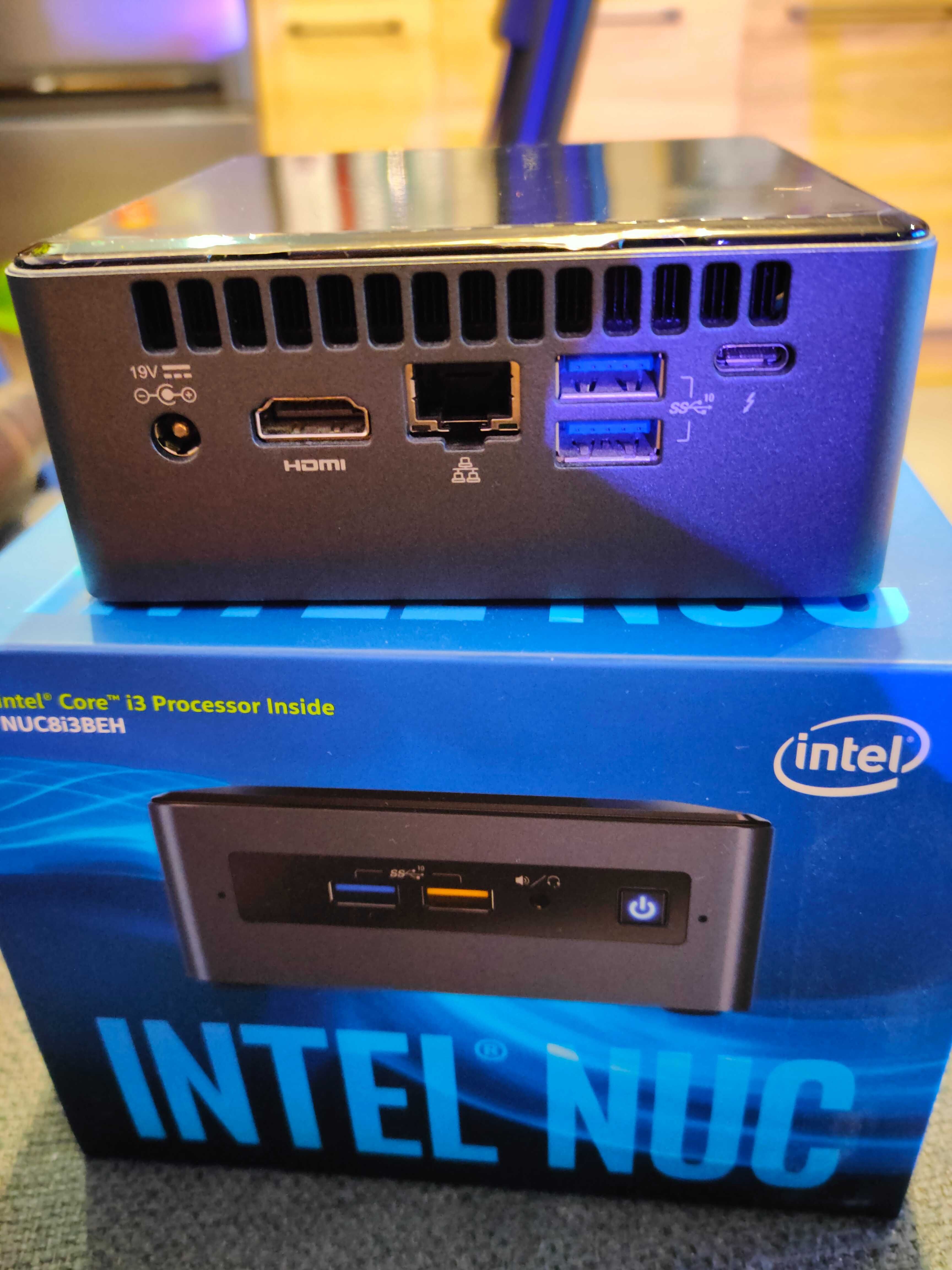 Intel NUC i3-8109U NUC8i3BEH 16GB RAM 2x Dysk