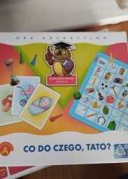 Mądra Sowa, co do czego Tato? gra edukacyjna w skojarzenia