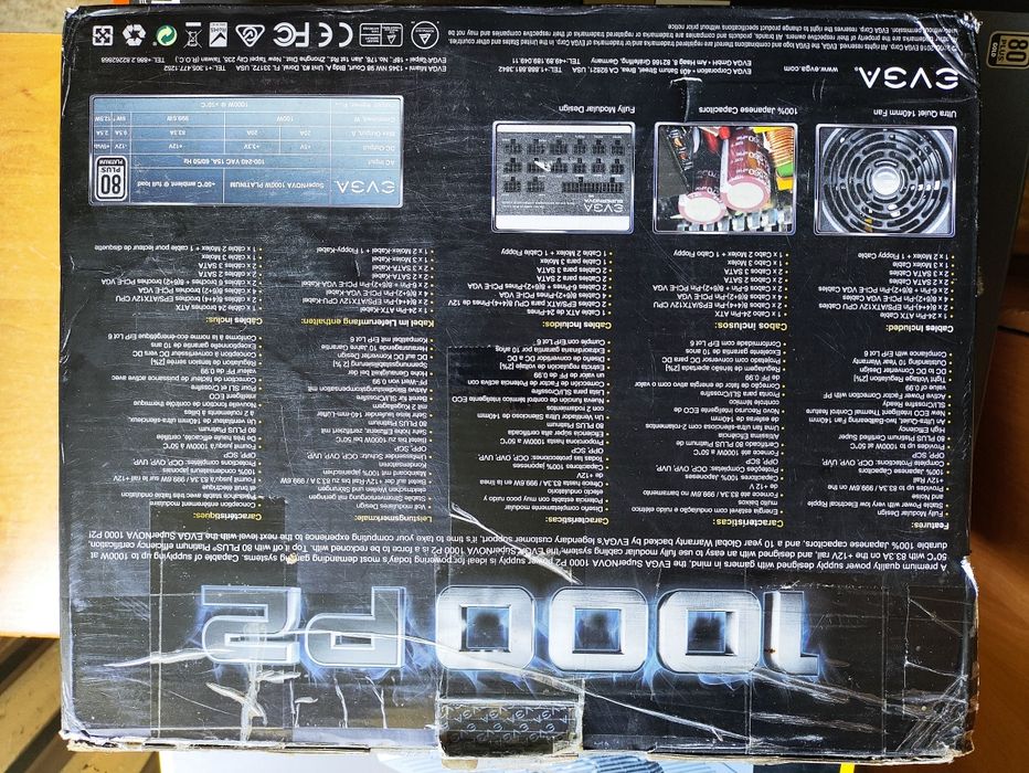 Блок живлення Cougar GX1050 GEX 1050, EVGA 1000, Corsair HX 1200