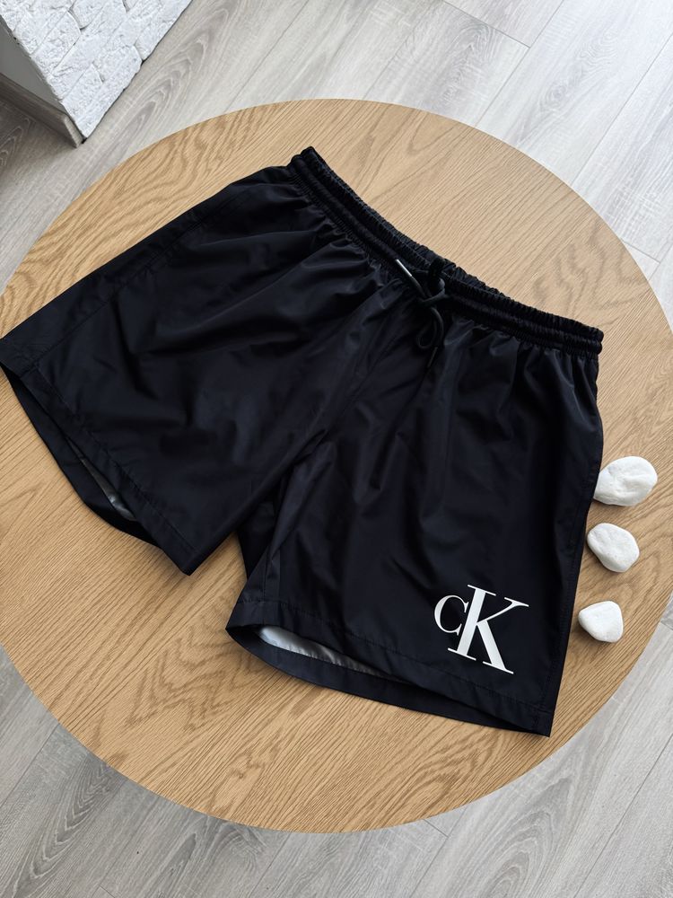 Плавальні шорти Calvin Klein чорні та білі