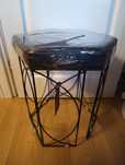 Nowy czarny stołek elegancki nowoczesny vanity stool jak home&you