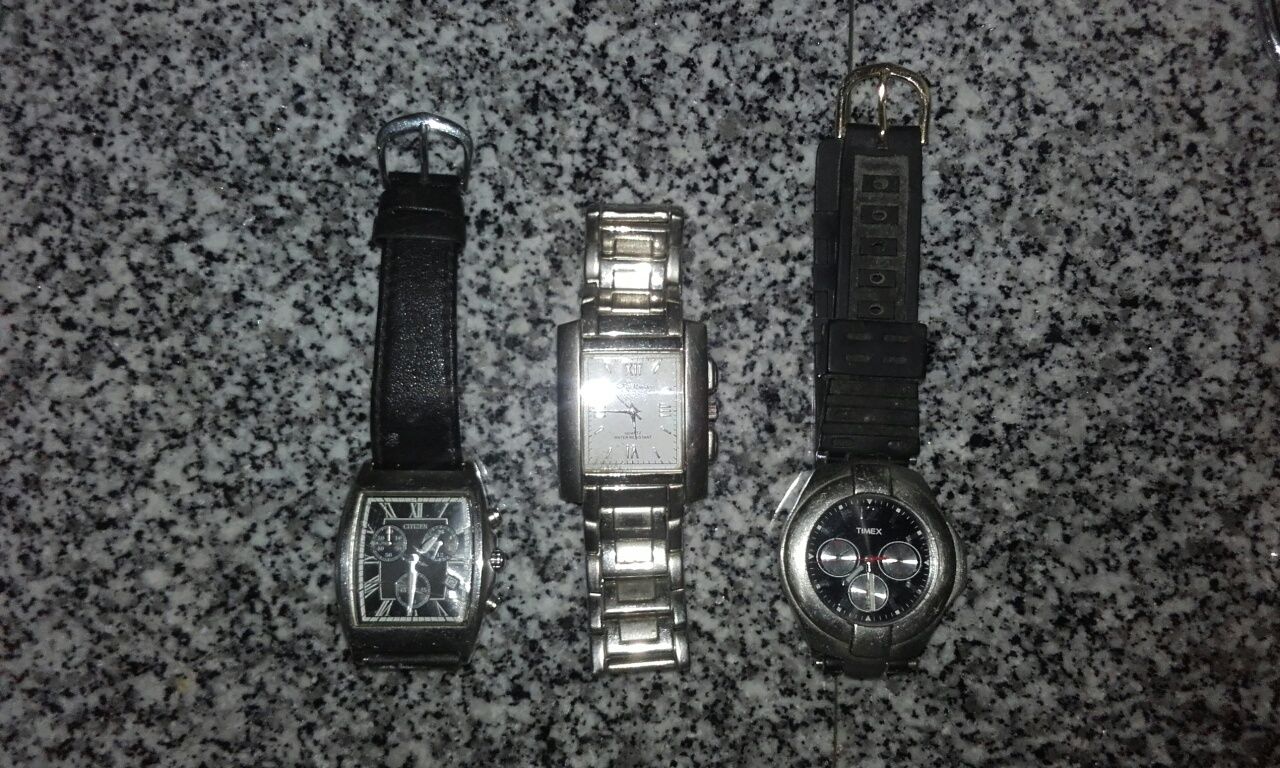 Relogios citizen,timex,andre monique