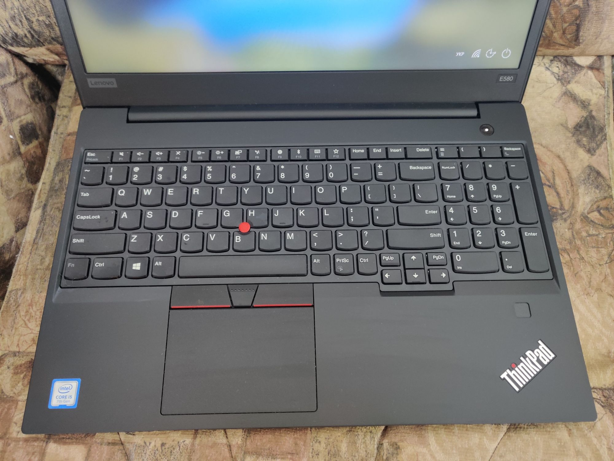 Lenovo ThinkPad E580  15.6" HD i5-7200U/8GB/256GB SSD+500GB HDD/HD 620