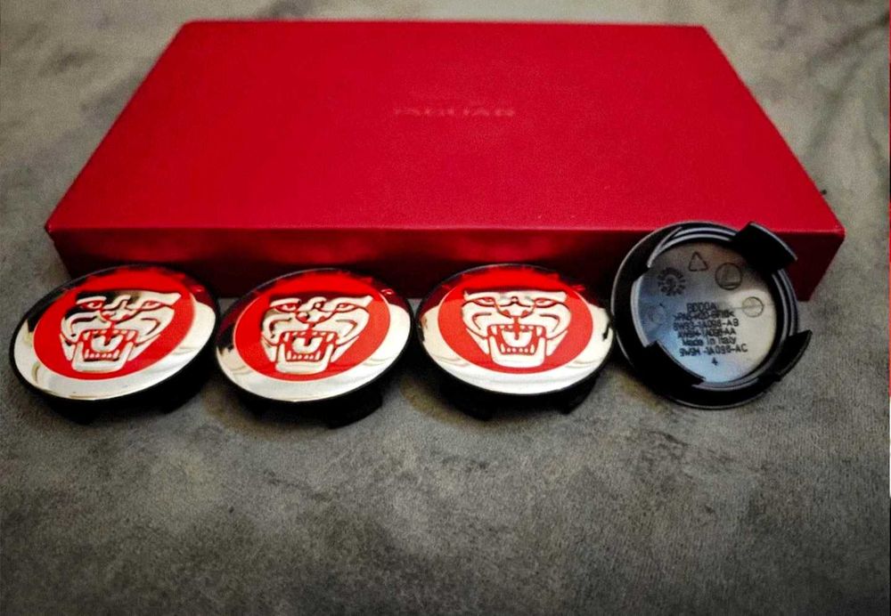 Колпачки на диски титаны я Jaguar Ягуар заглушки