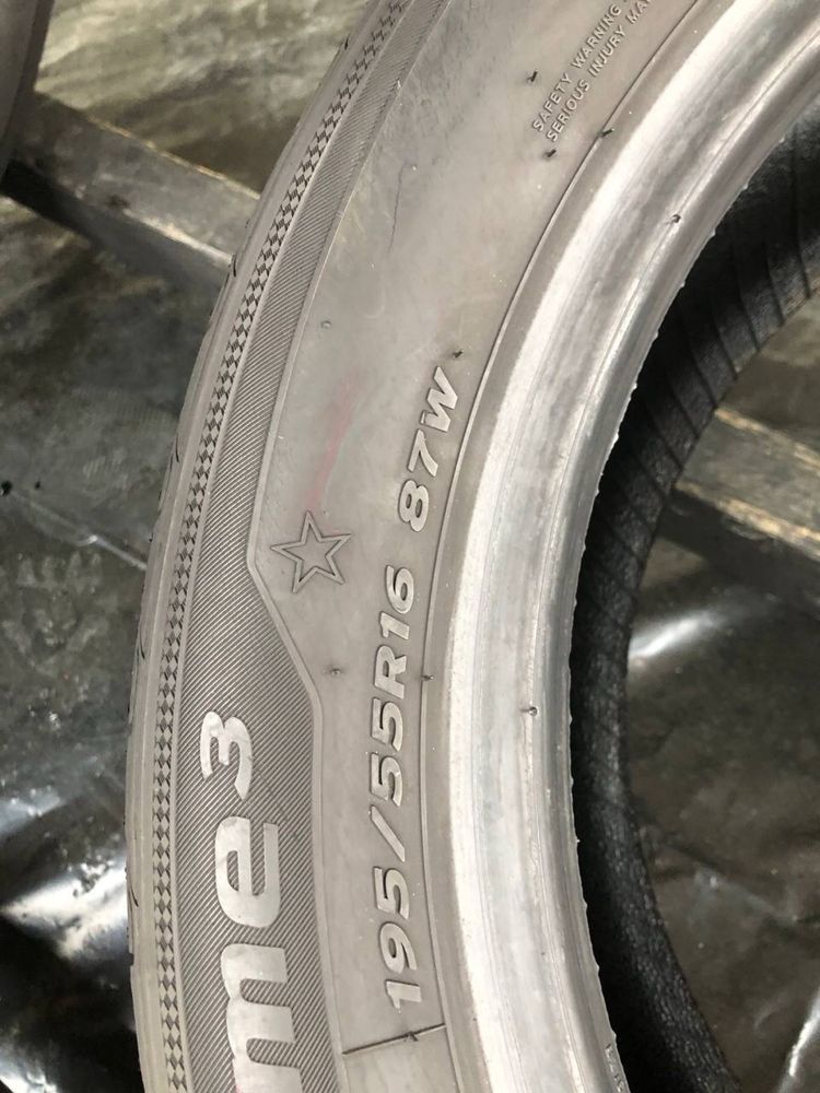 Шини 195/55 r16 Hankook Літо 2шт 2019р (811)