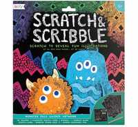 Zdrapywanki Scratch & Scribble Potworki