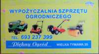 Wypożyczalnia sprzętu ogrodniczego