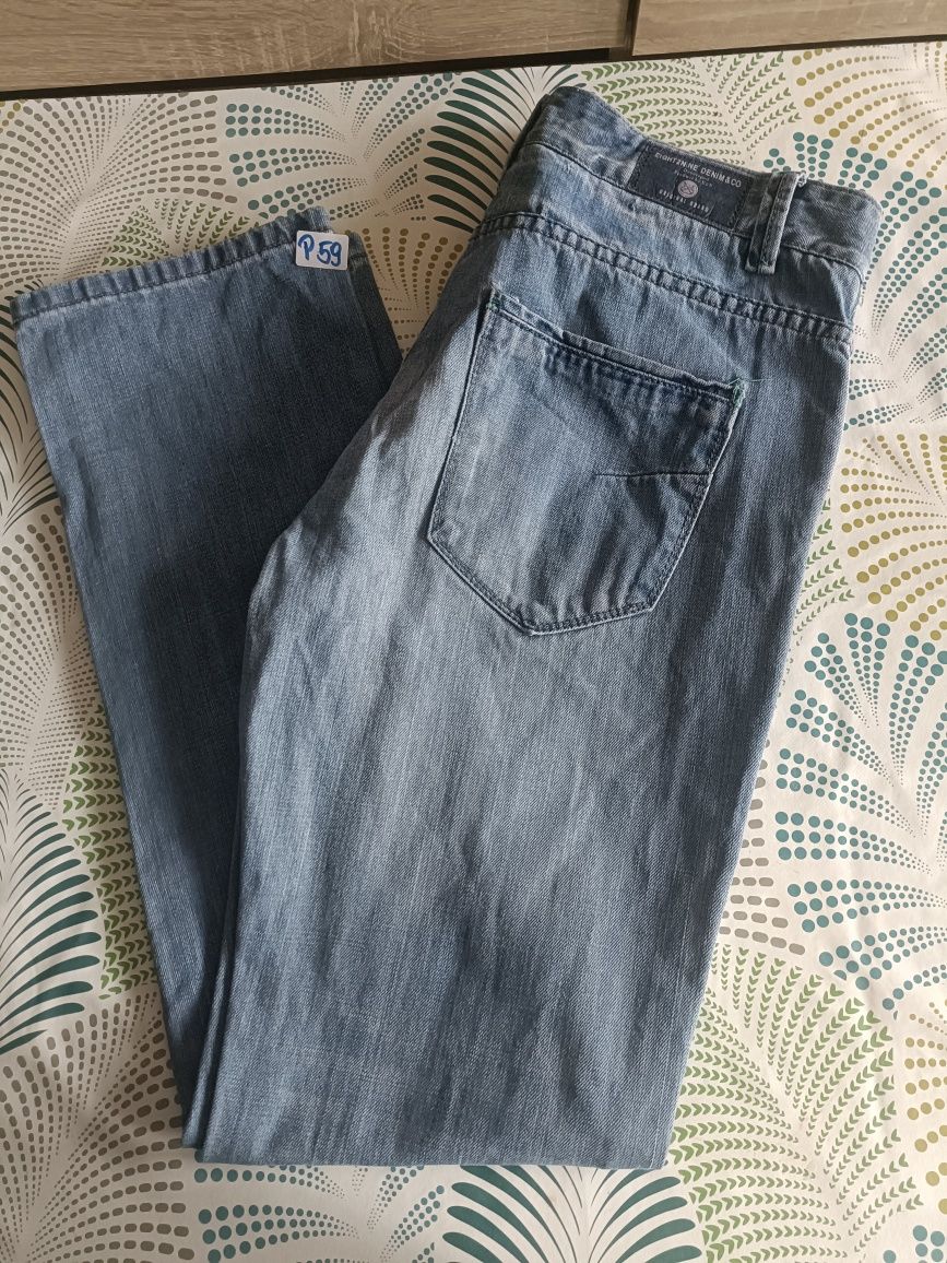 Męskie spodnie jeans plus size