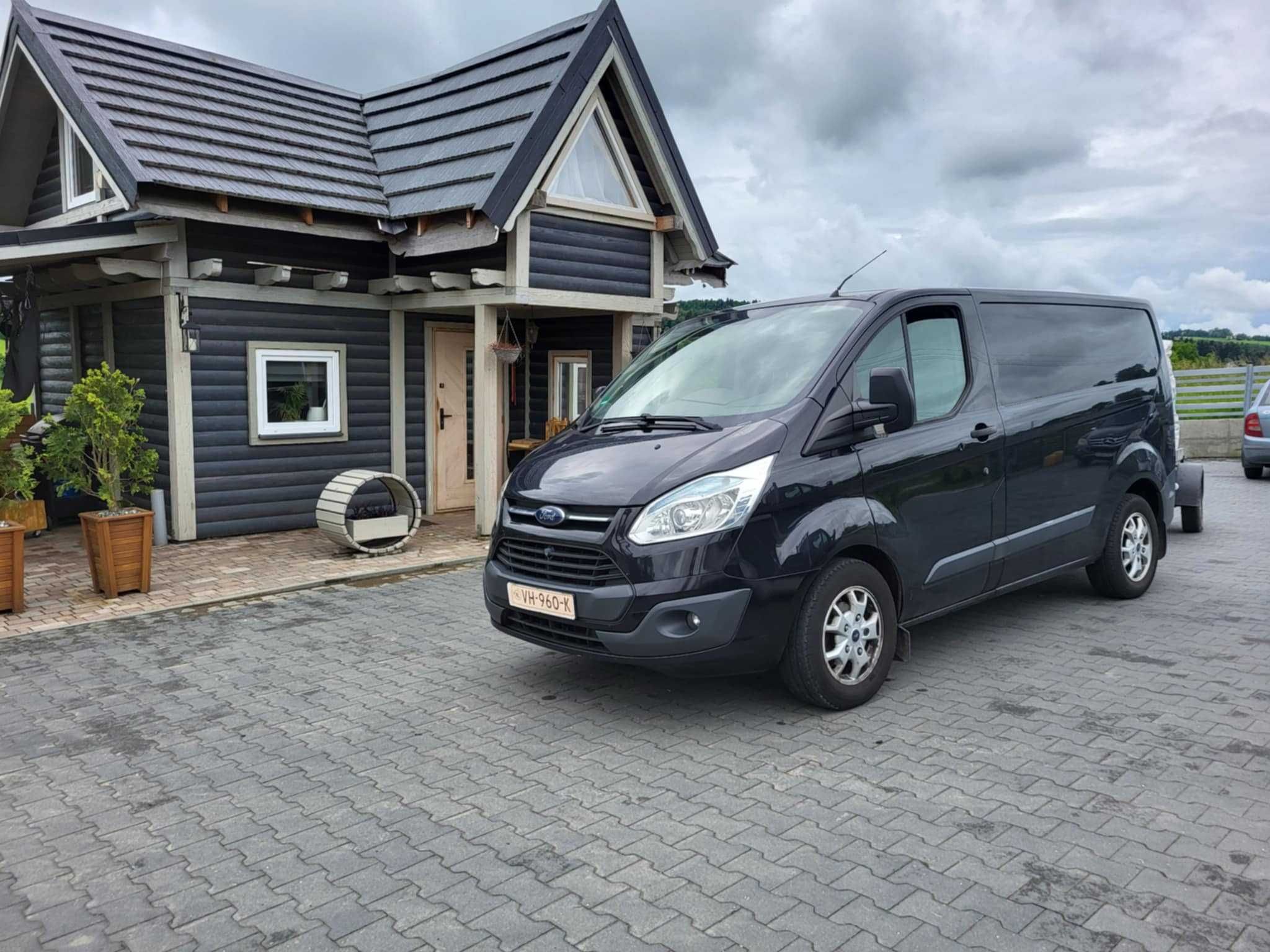 Ford transit custom 2.2 tdci Bezwypadkowy 3 osobowy