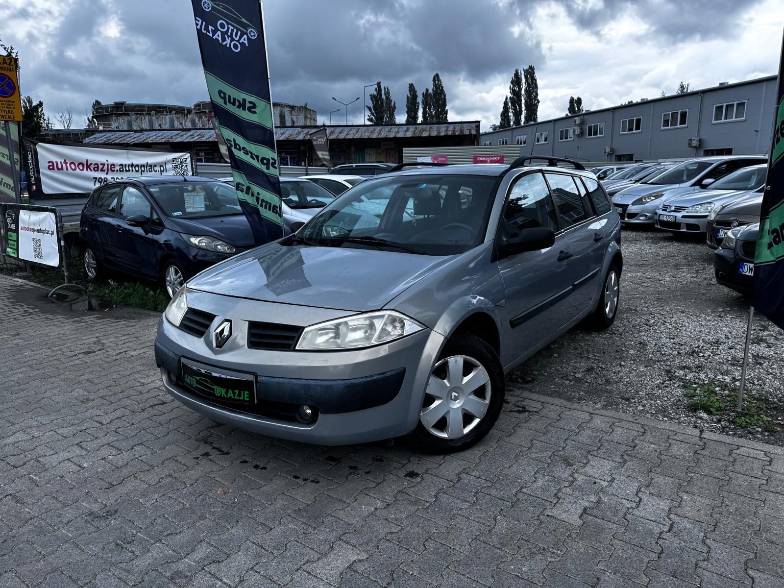 Renault Megane 1.9d// klima// opłaty//hak// oszczędny// zamiana