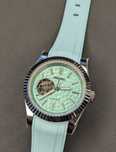 Seiko Tiffany blue open heart gumA