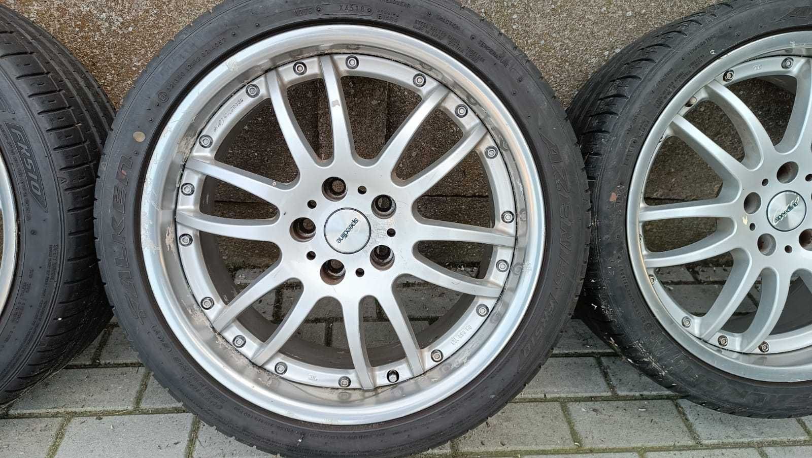 Audi Felgi Spedline Corse 8,5 x 18H2 + opony 225/40 255/35 R18