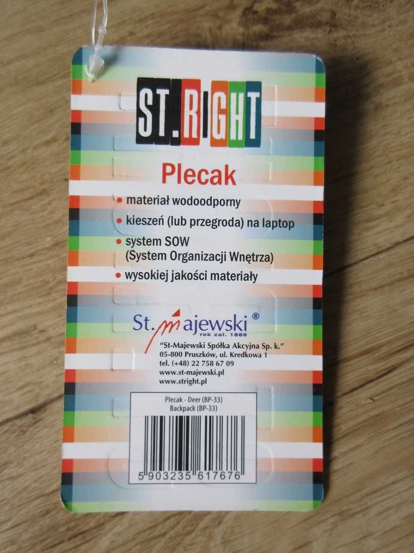 Plecak szkolny St. Majewski 16 l Deer