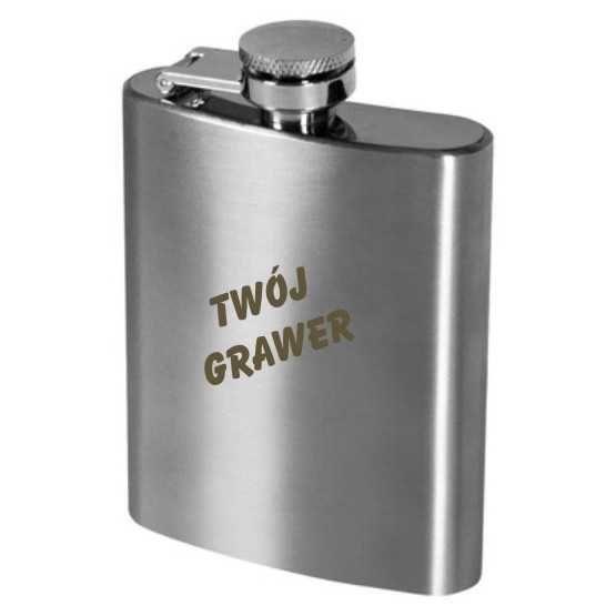 Piersiówka 100 ml w eleganckim pudełku