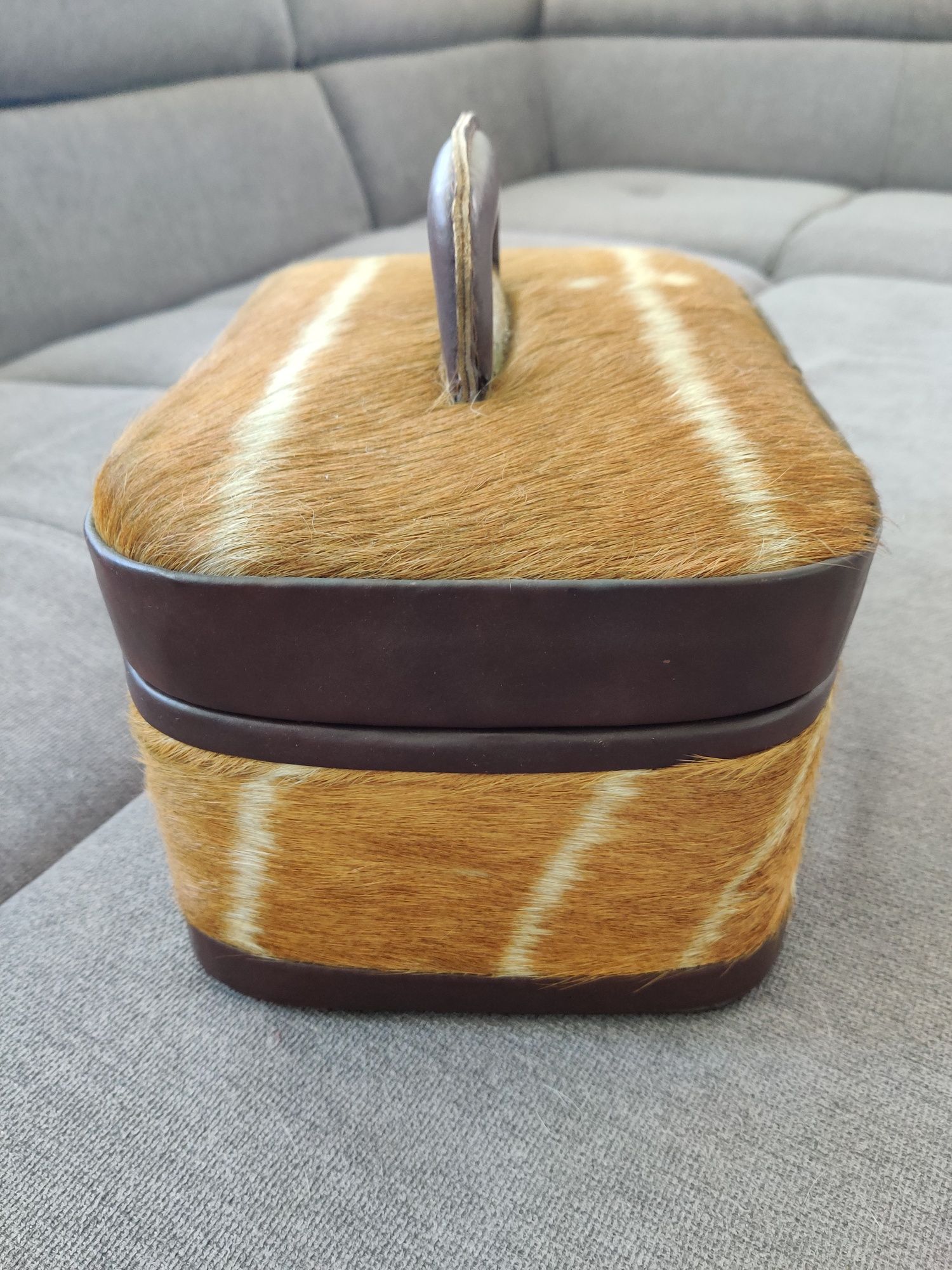 Nécessaire de viagem retro vintage em pelo