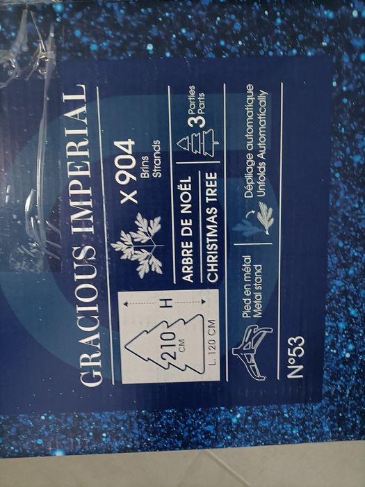 Árvore de natal usada uma vez 2,10 metros