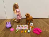 LALKA BARBIE Narodziny Piesków zestaw HCK75