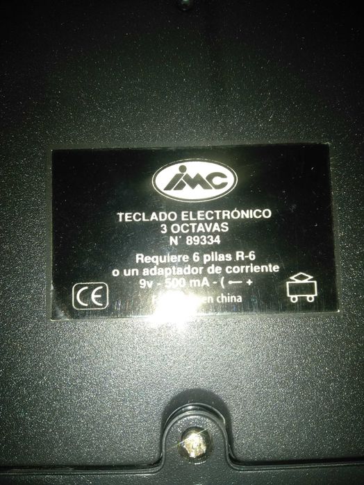 Teclado electrónico IMC 3 octavas