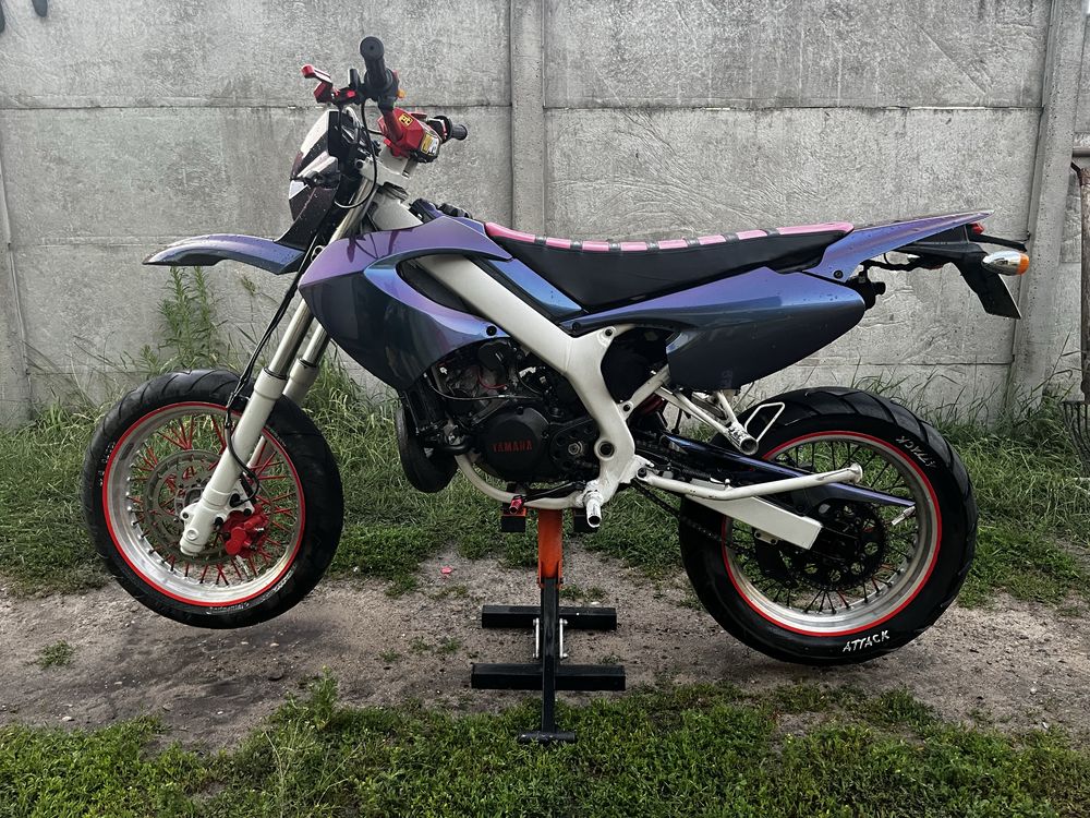 supermoto malaguti xsm50 z silnikiem yamaha dt 125